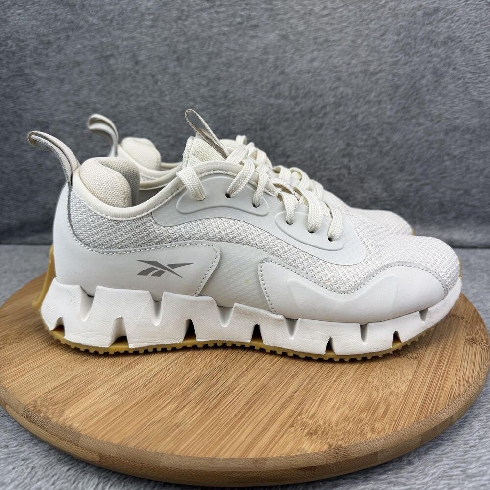 Reebok Galaxy 1 Shoes Womens Size 8 White Gum Walking Running Sneakers R30106W